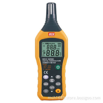Digital Temperature and Humidity Meter, 100 Groups of Data Logging (MCH-9208C)